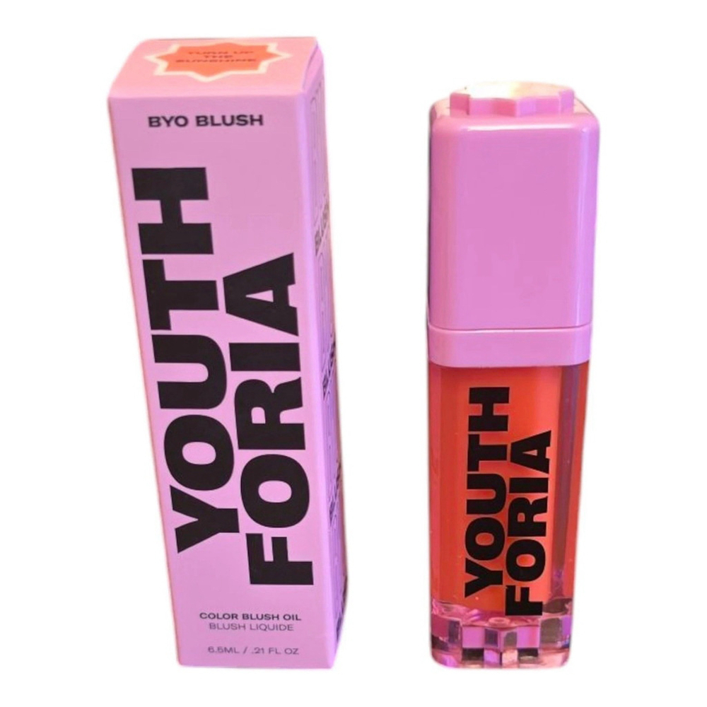 Youthforia BYO BLUSH Color Changing Blush Oil Turn Up The Sunshine Youth Foria